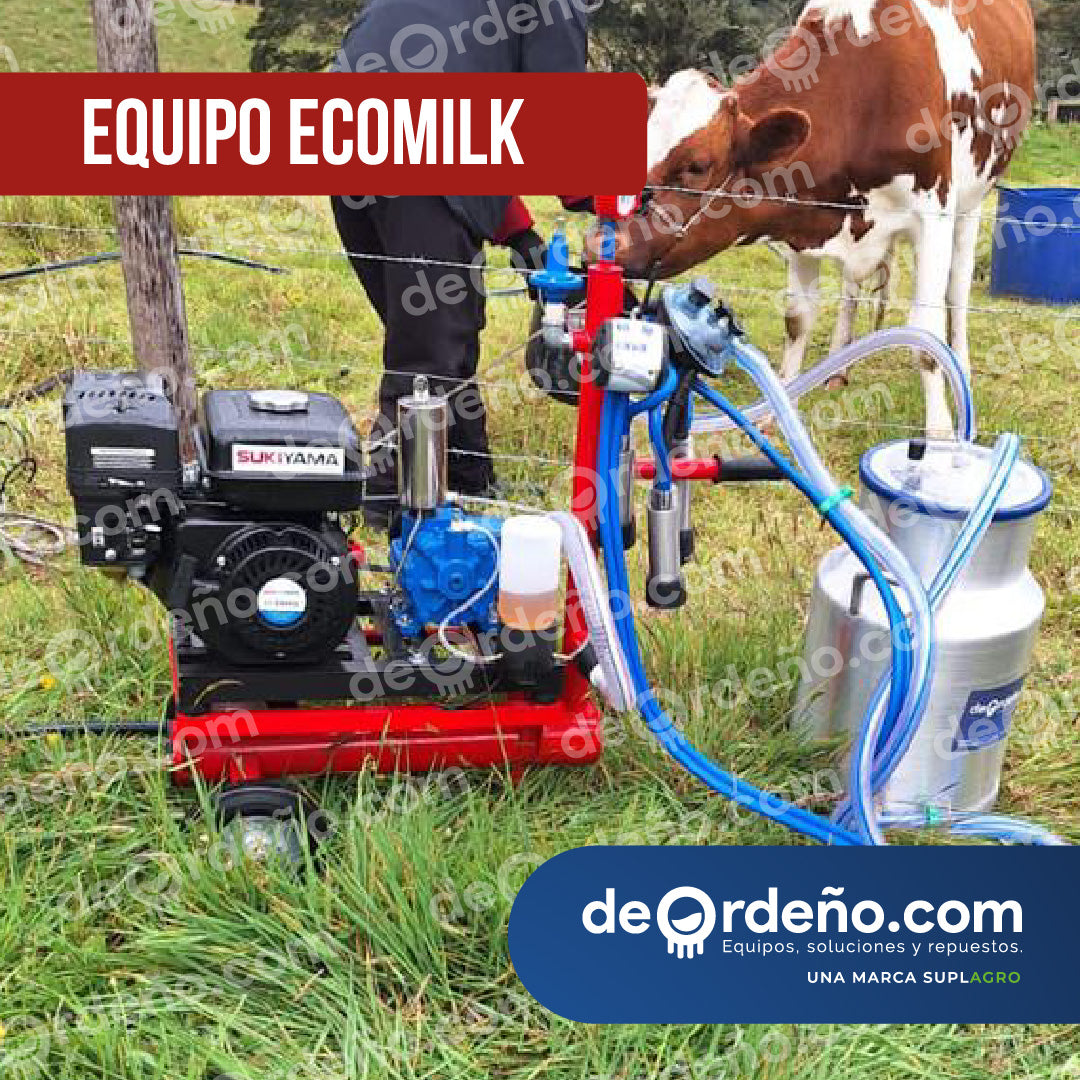 Equipo de Ordeño 1 puesto - Eléctrico o Gasolina - Eco Milk + ENVIO GRATIS 🚚