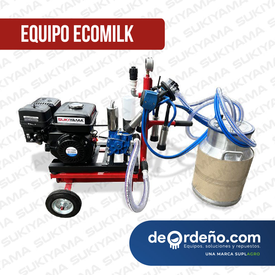 Equipo de Ordeño 1 puesto - Eléctrico o Gasolina - Eco Milk + ENVIO GRATIS 🚚