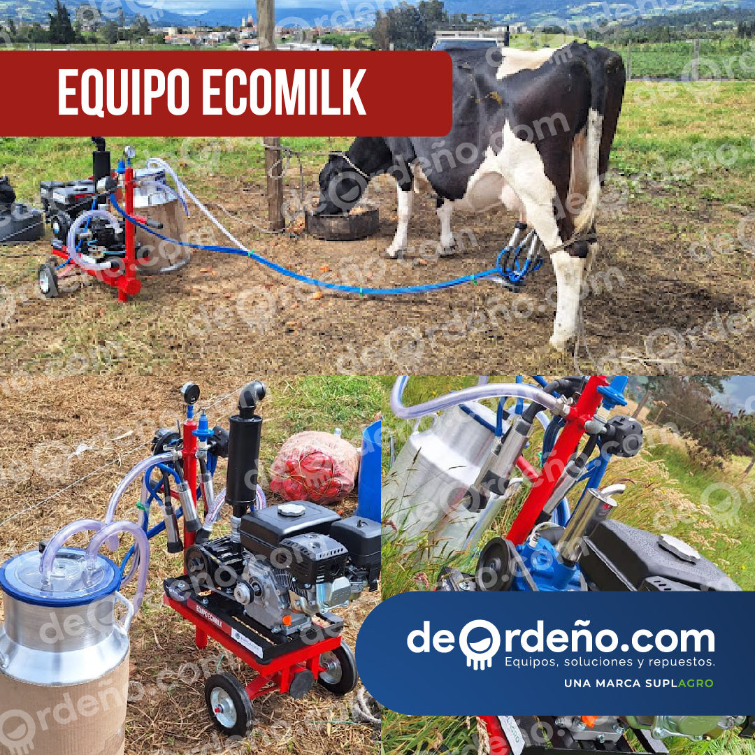 Equipo de Ordeño 1 puesto - Eléctrico o Gasolina - Eco Milk + ENVIO GRATIS 🚚