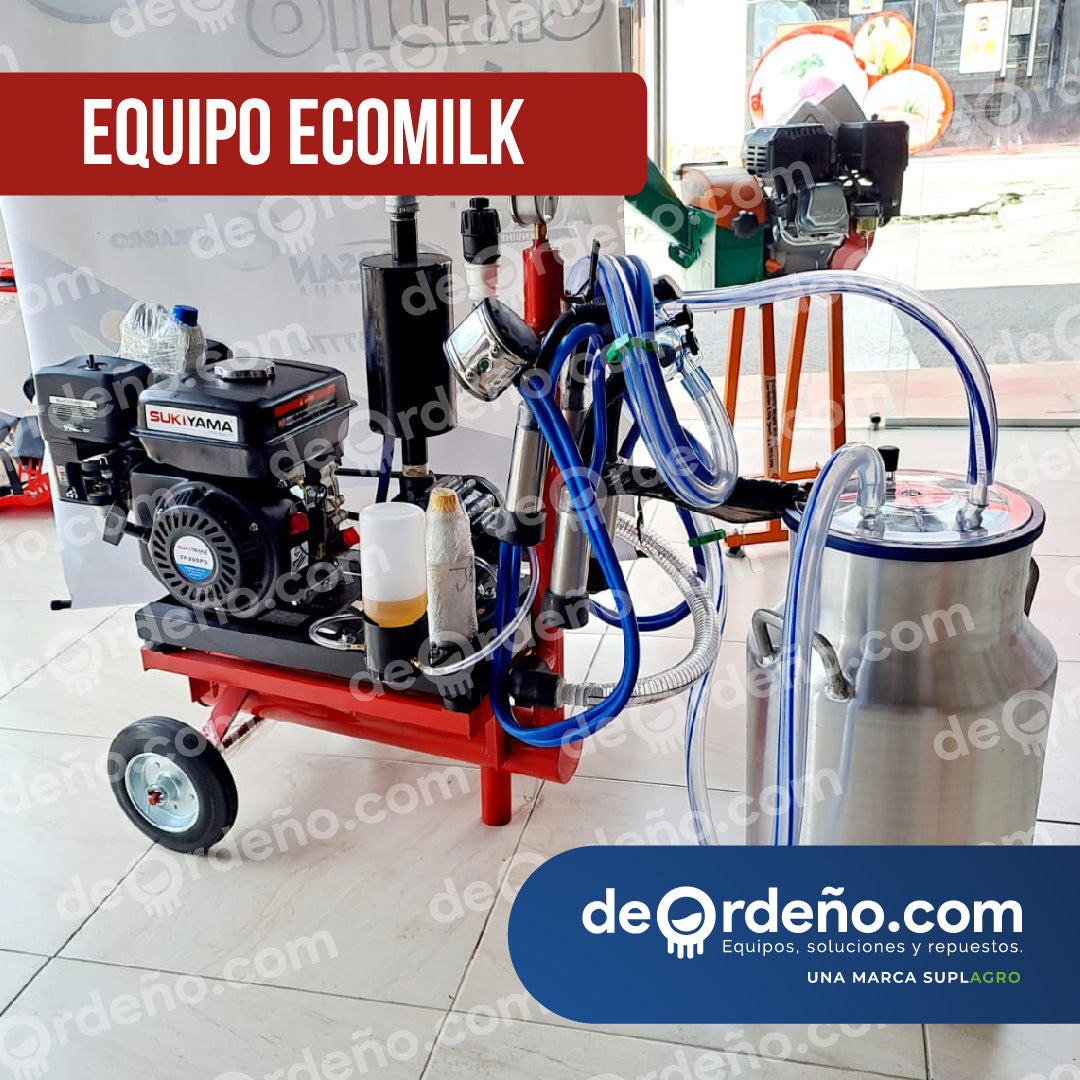Equipo de Ordeño 1 puesto - Eléctrico o Gasolina - Eco Milk + ENVIO GRATIS 🚚