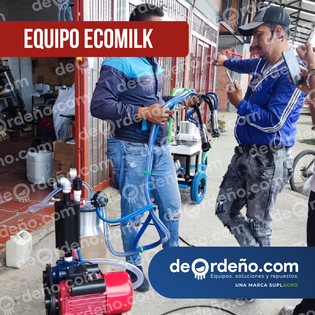 Equipo de Ordeño 1 puesto - Eléctrico o Gasolina - Eco Milk + ENVIO GRATIS 🚚