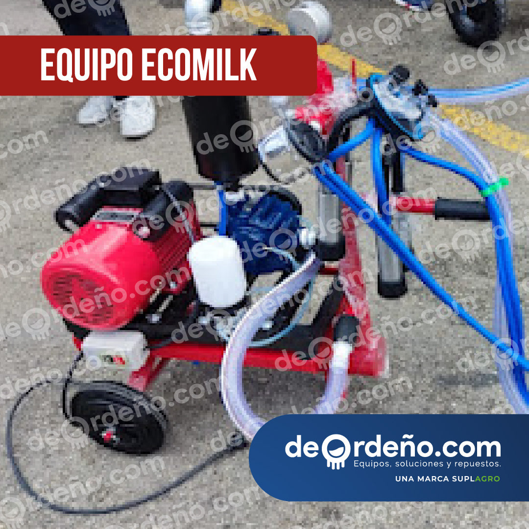 Equipo de Ordeño 1 puesto - Eléctrico o Gasolina - Eco Milk + ENVIO GRATIS 🚚