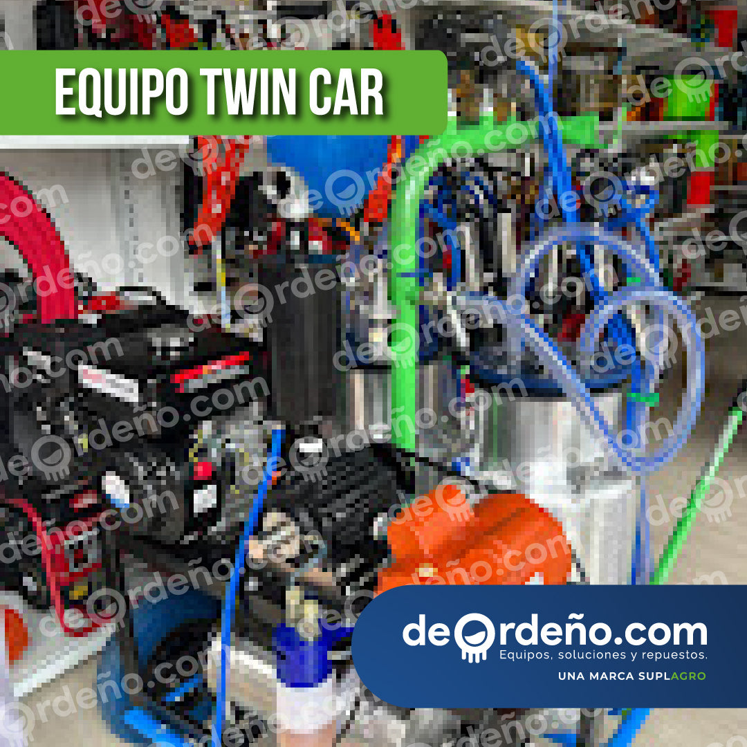 Equipo de Ordeño 🐄 1 y 2 puestos - Twin Car Linea Premium + ENVIO GRATIS 🚚