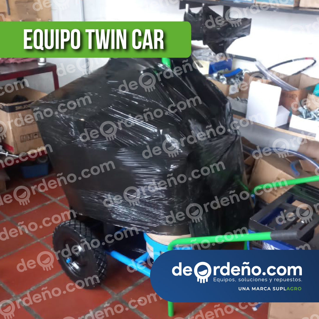 Equipo de Ordeño 🐄 1 y 2 puestos - Twin Car Linea Premium + ENVIO GRATIS 🚚