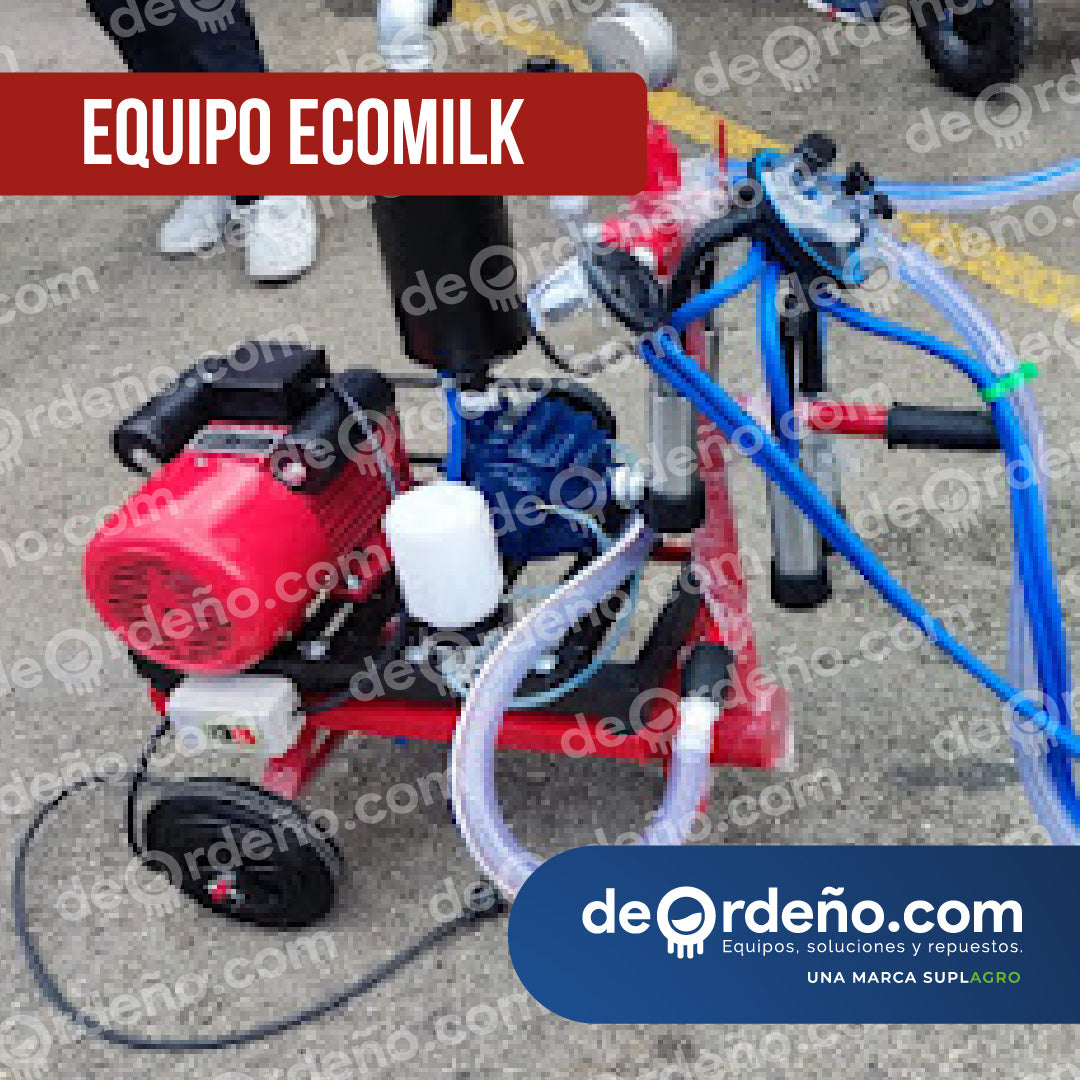Equipo de Ordeño 1 y 2 puestos - Eléctrico o Gasolina -  Eco Milk + OBSEQUIO + PAGUE AL RECIBIR 🚚