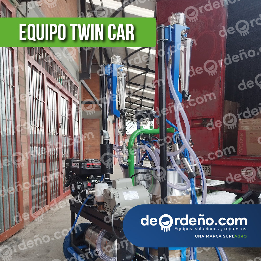 Equipo de Ordeño 🐄 1 y 2 puestos - Twin Car Linea Premium + OBSEQUIO + PAGUE AL RECIBIR 🚚