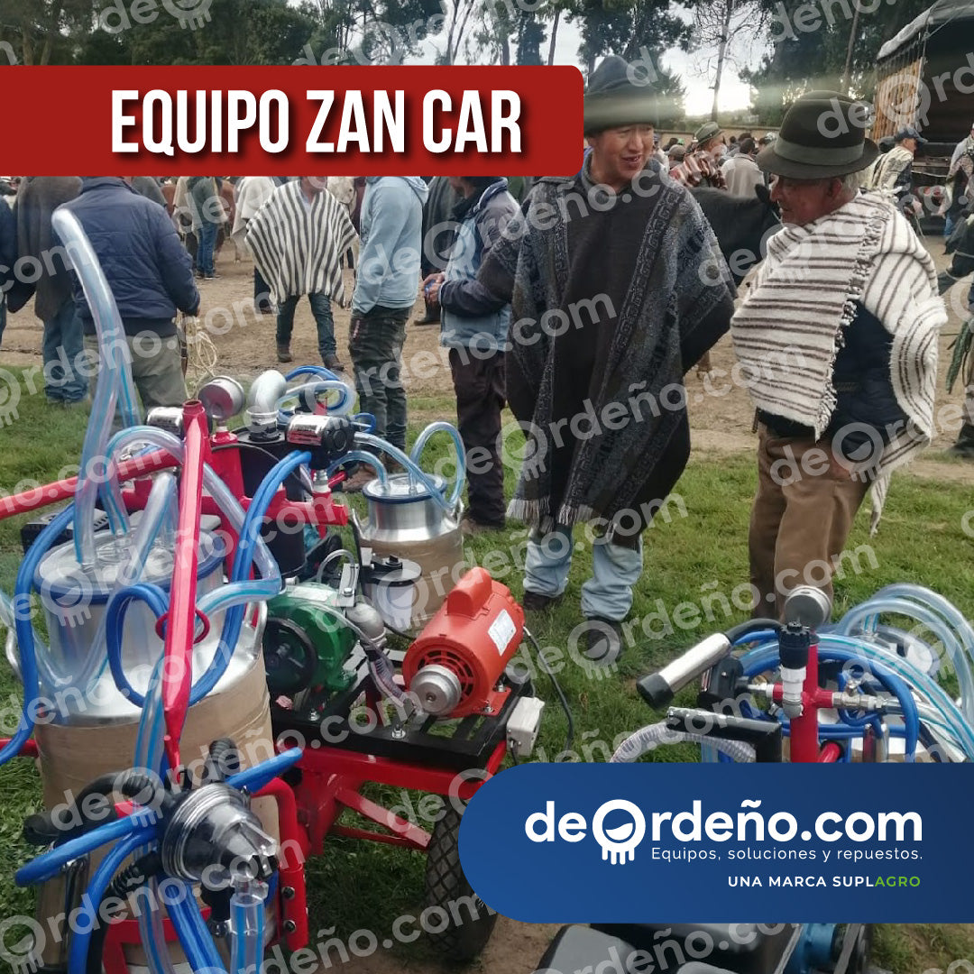 Equipo de Ordeño 🐄 de 1 y 2 puestos - Zan Car + OBSEQUIO + PAGUE AL RECIBIR 🚚