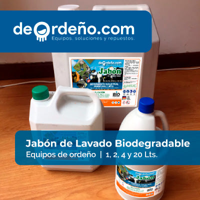 Jabón de Lavado Biodegradable para Equipos de Ordeño + ENVIO GRATIS 🚚
